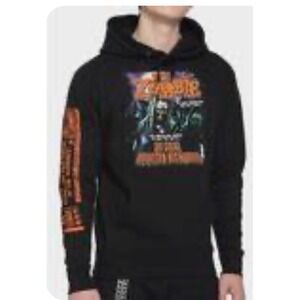 Rob Zombie The Great American Nightmare Hoodie Black Mens XL Graphic Sweatshirt